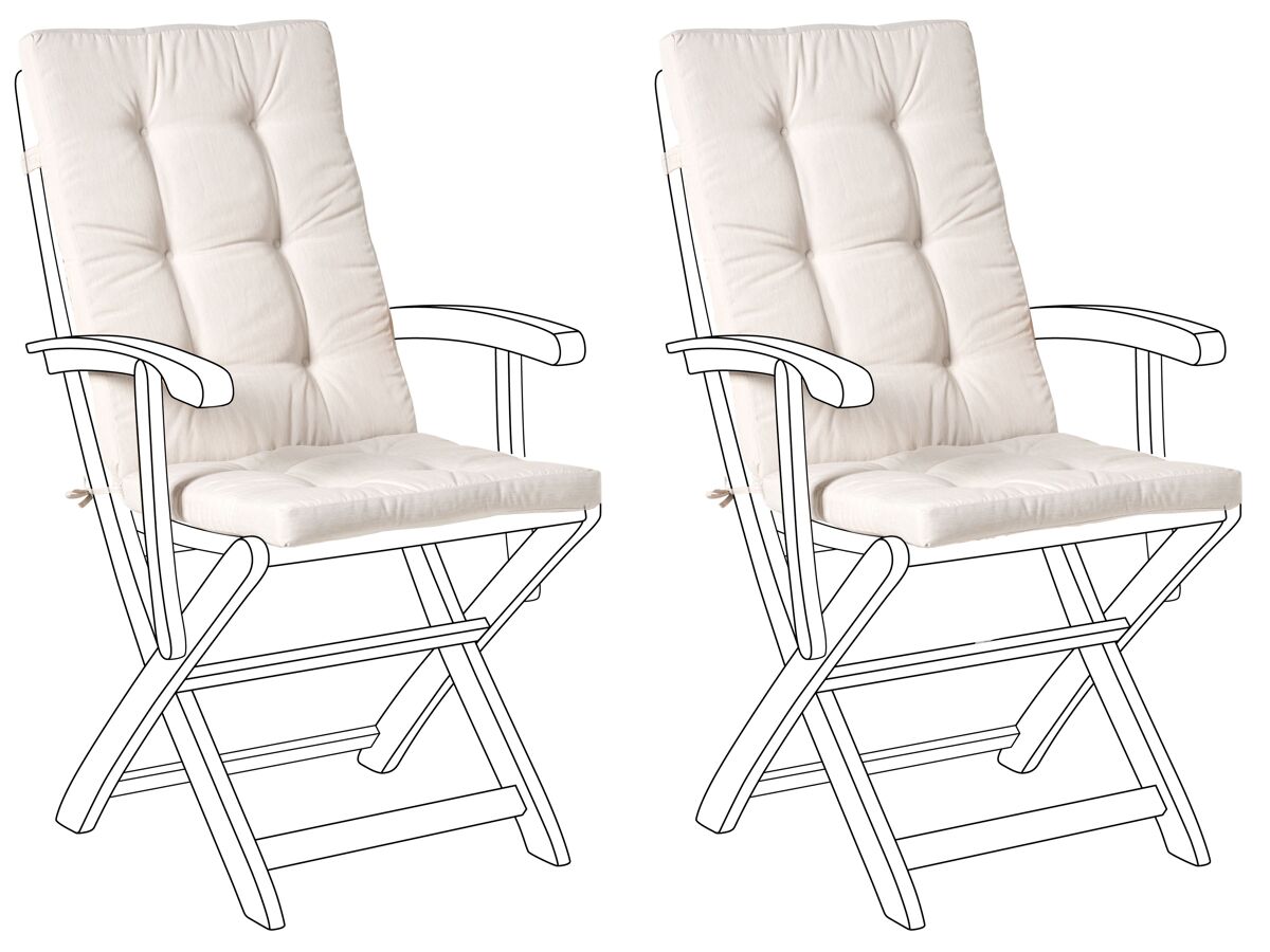 Beliani Almofada de assento para exterior MAUI PREMIUM 42x95