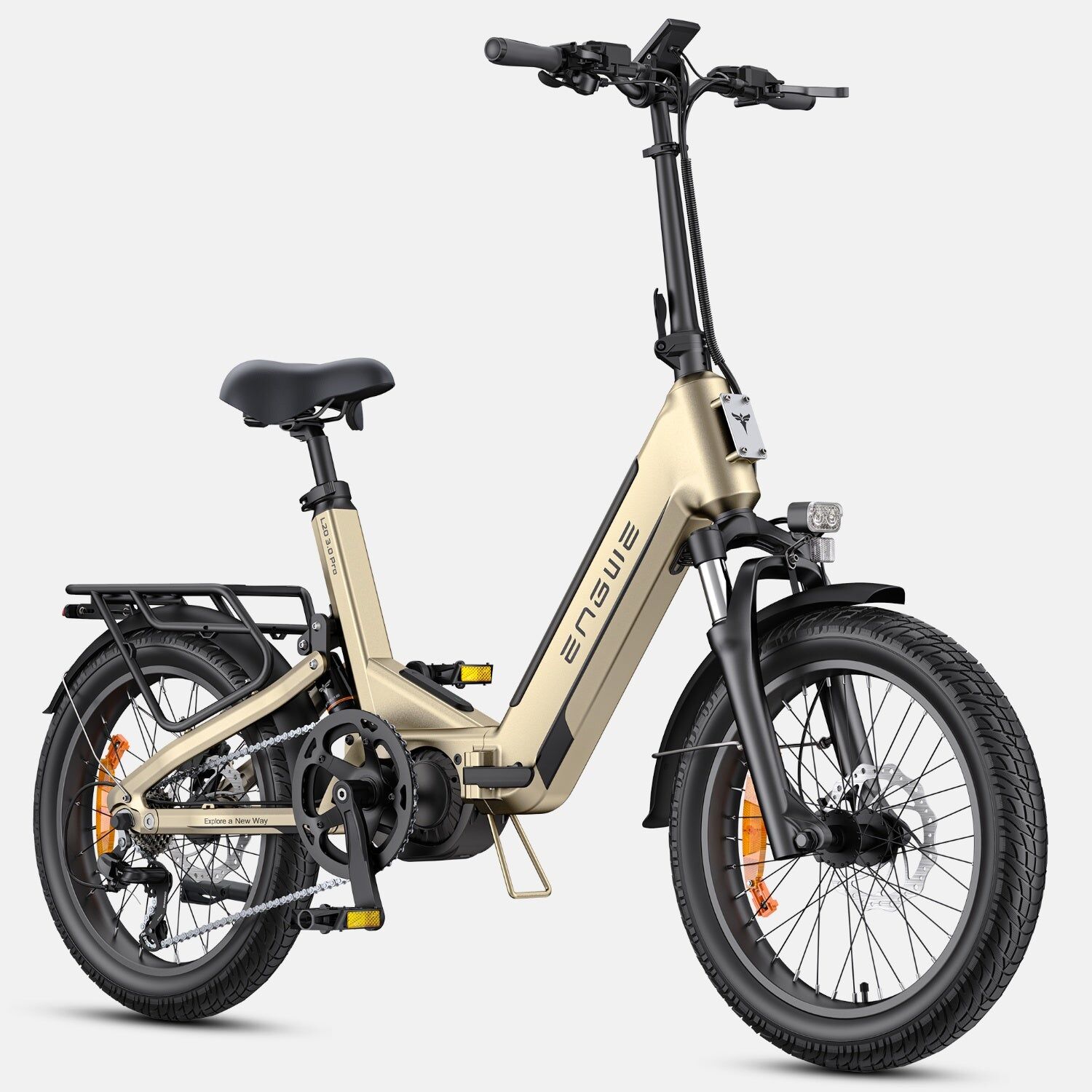 Bicicleta Elétrica ENGWE L20 3.0 PRO - Motor 250W Bateria 48V15AH Pneus De 20 Polegadas Travões A Disco Hidráulicos Certificação TUV