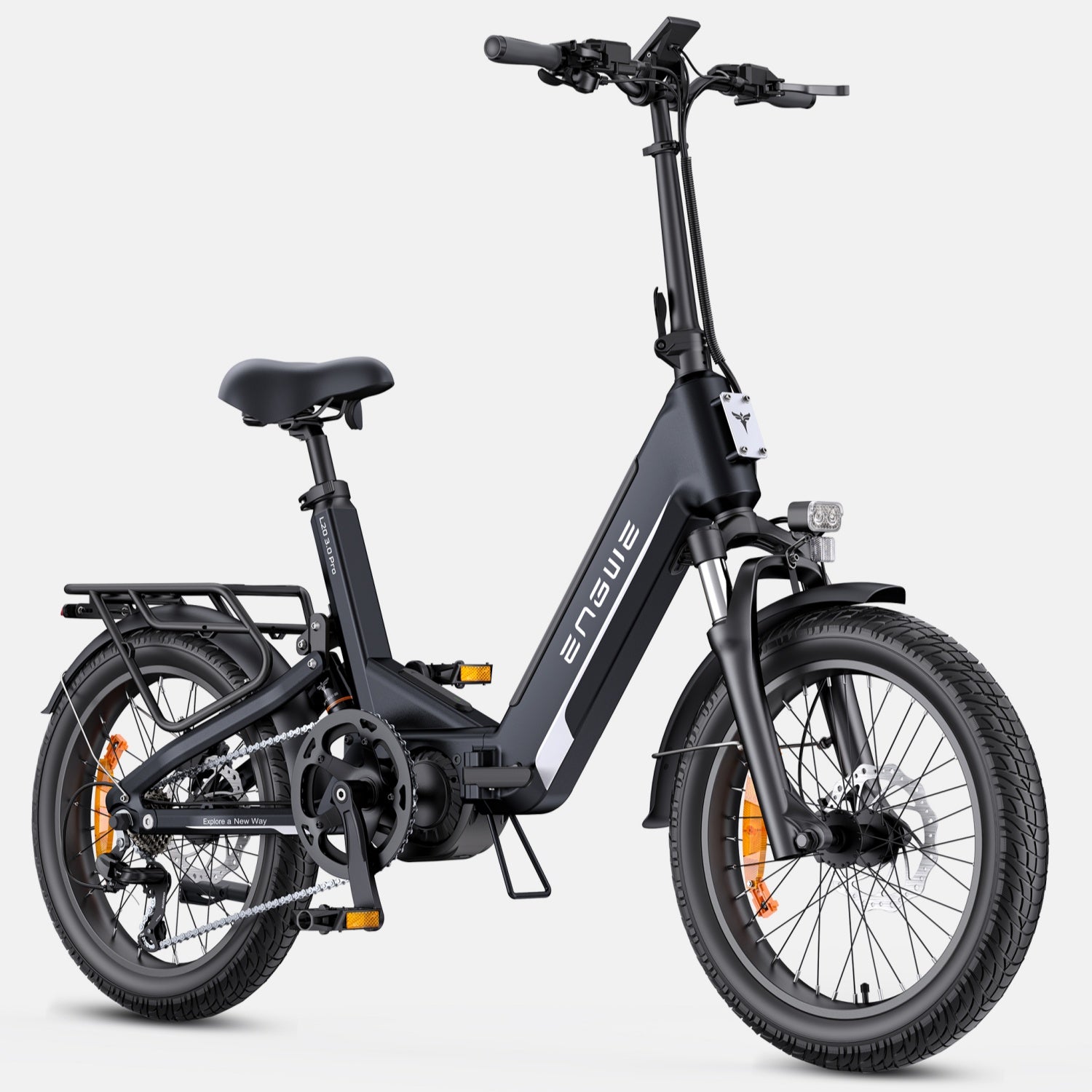 Bicicleta Elétrica ENGWE L20 3.0 PRO - Motor 250W Bateria 48V15AH Pneus De 20 Polegadas Travões A Disco Hidráulicos Certificação TUV