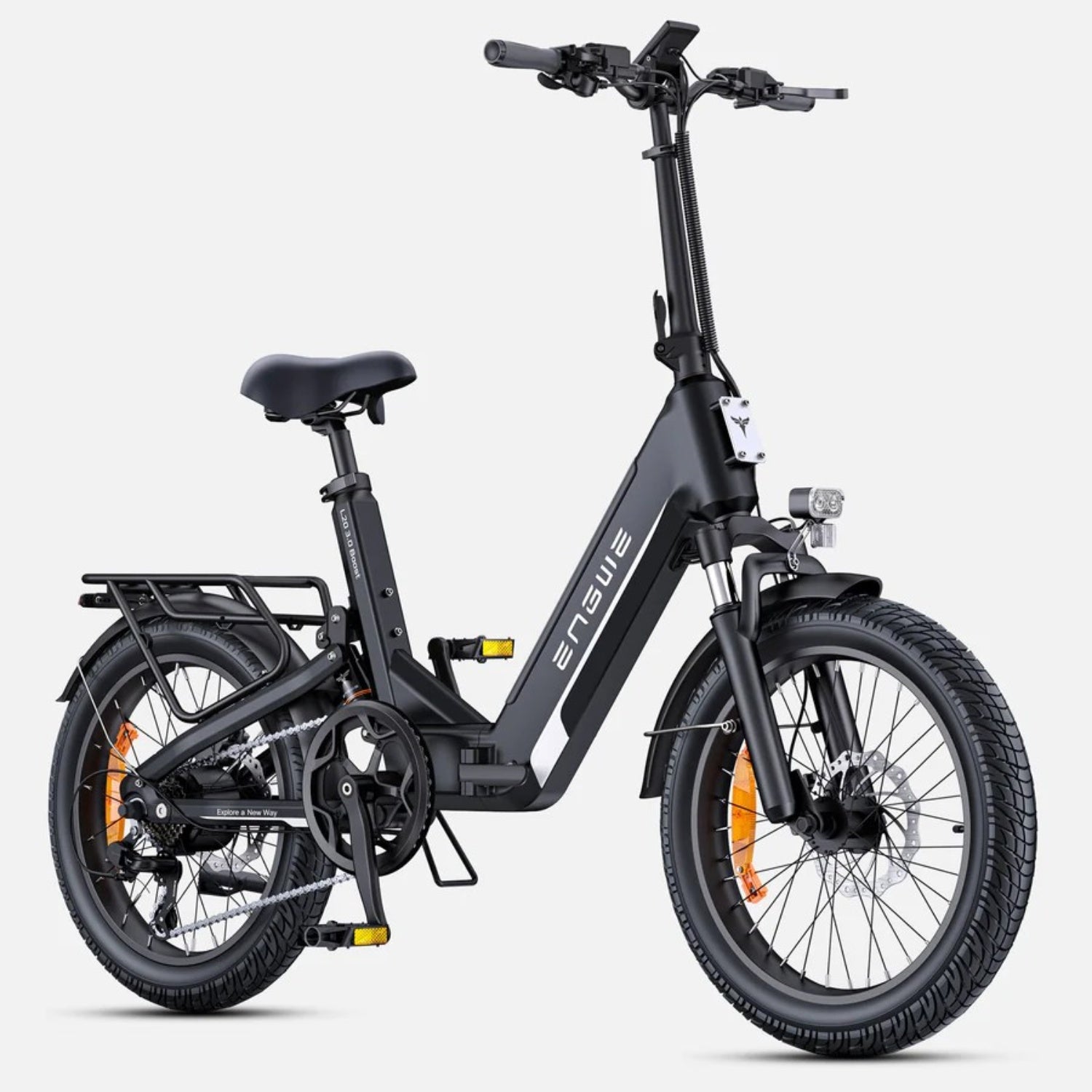 Bicicleta Elétrica ENGWE L20 3.0 BOOST - Motor 250W Bateria 48V13.5Ah Pneus De 20 Polegadas Travões A Disco Hidráulicos Certificação TUV