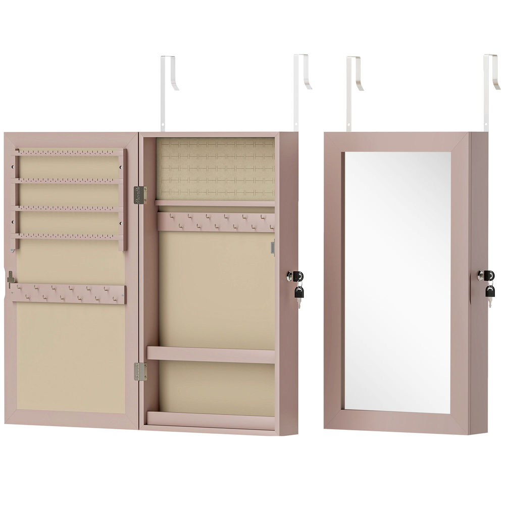 Armário para Joias de Parede MDF HOMCOM, casa - decoração