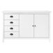 Aparador Buffet cômoda armário organizador Aparador Buffet cômoda armário organizador Branco