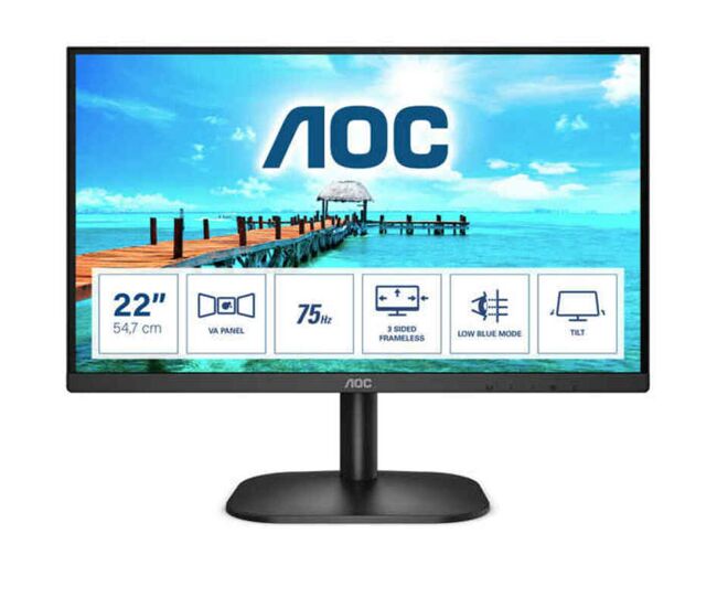 Monitor aoc 22b2h/eu full hd 21,5" wled