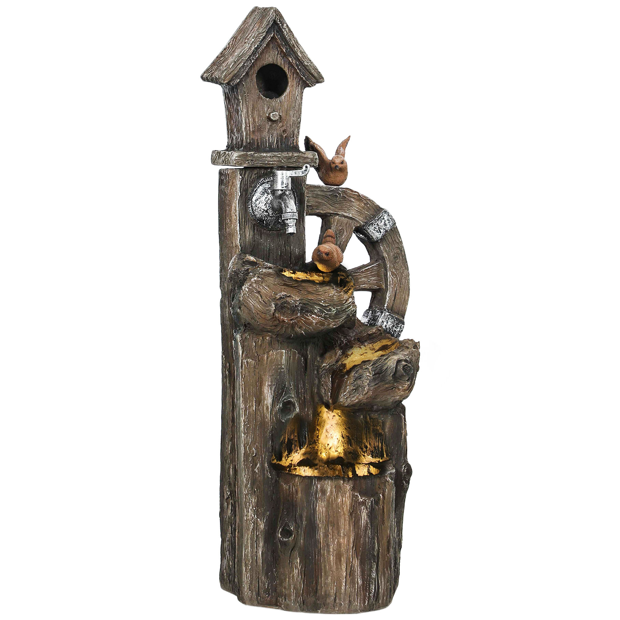 Fonte de Jardim Resina Outsunny