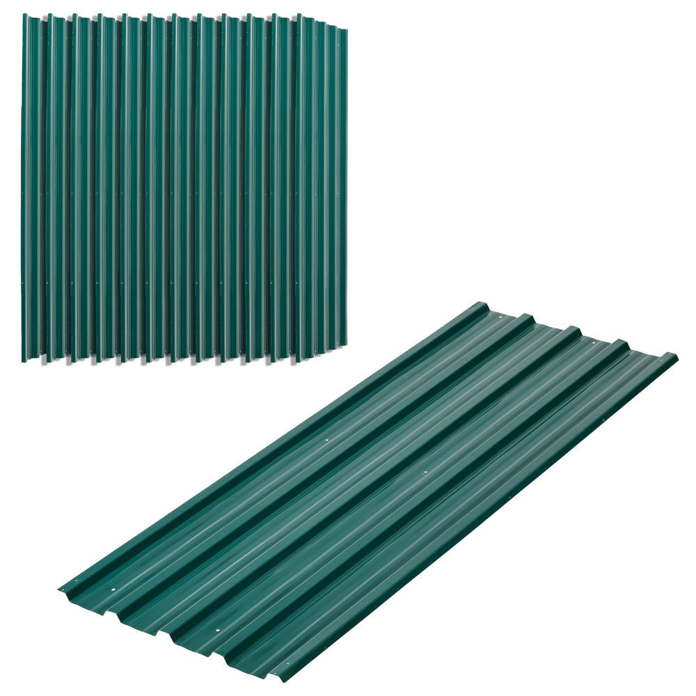 Painéis de Aço Galvanizado Aço Galvanizado Outsunny