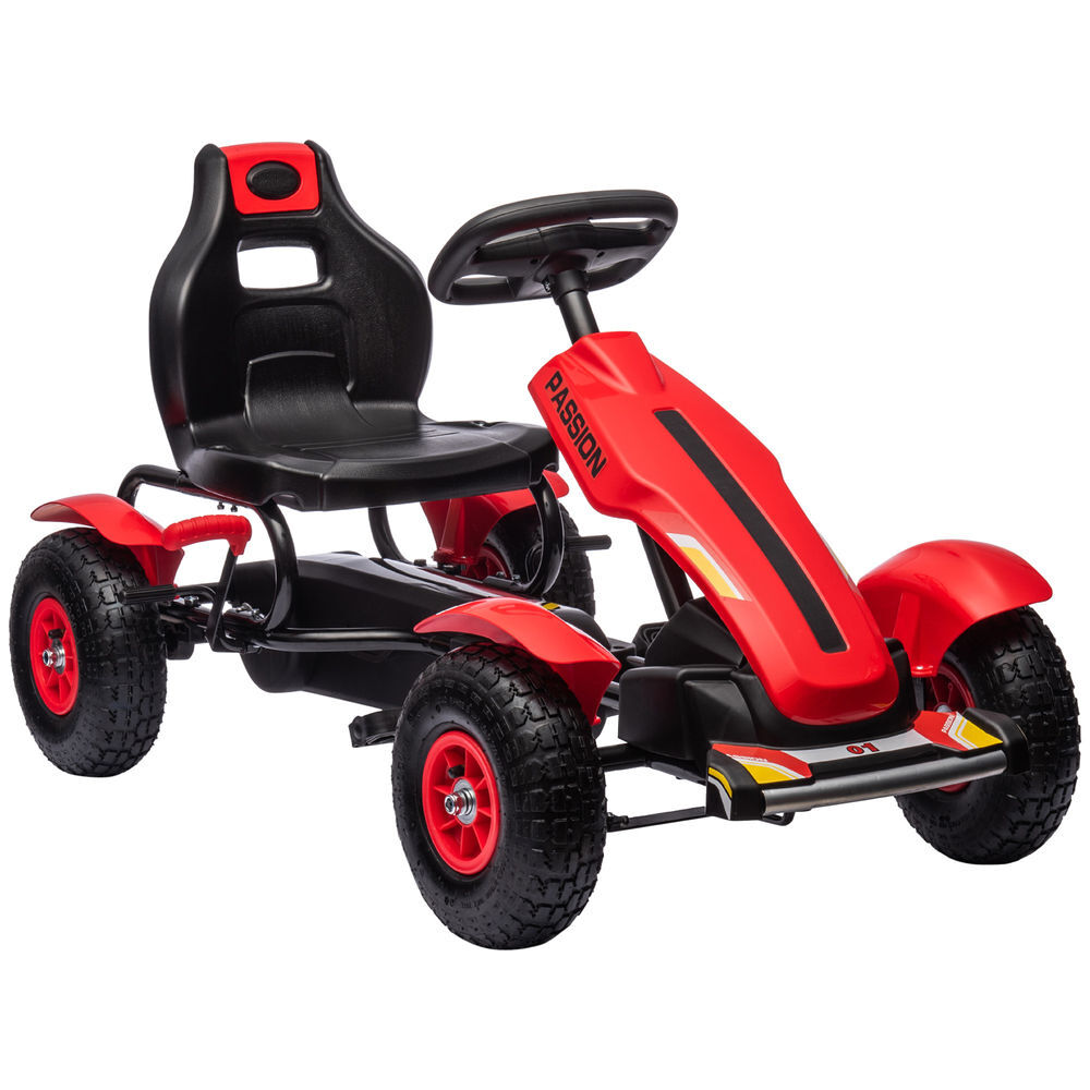 Kart a Pedais para Crianças PP e Metal HOMCOM