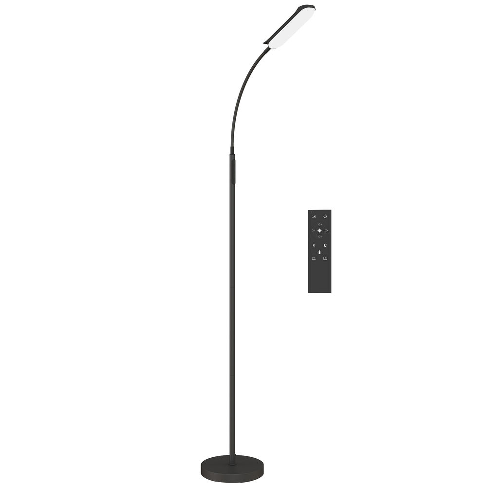 Candeeiro de Pé Aço e PC HOMCOM, casa - iluminação
