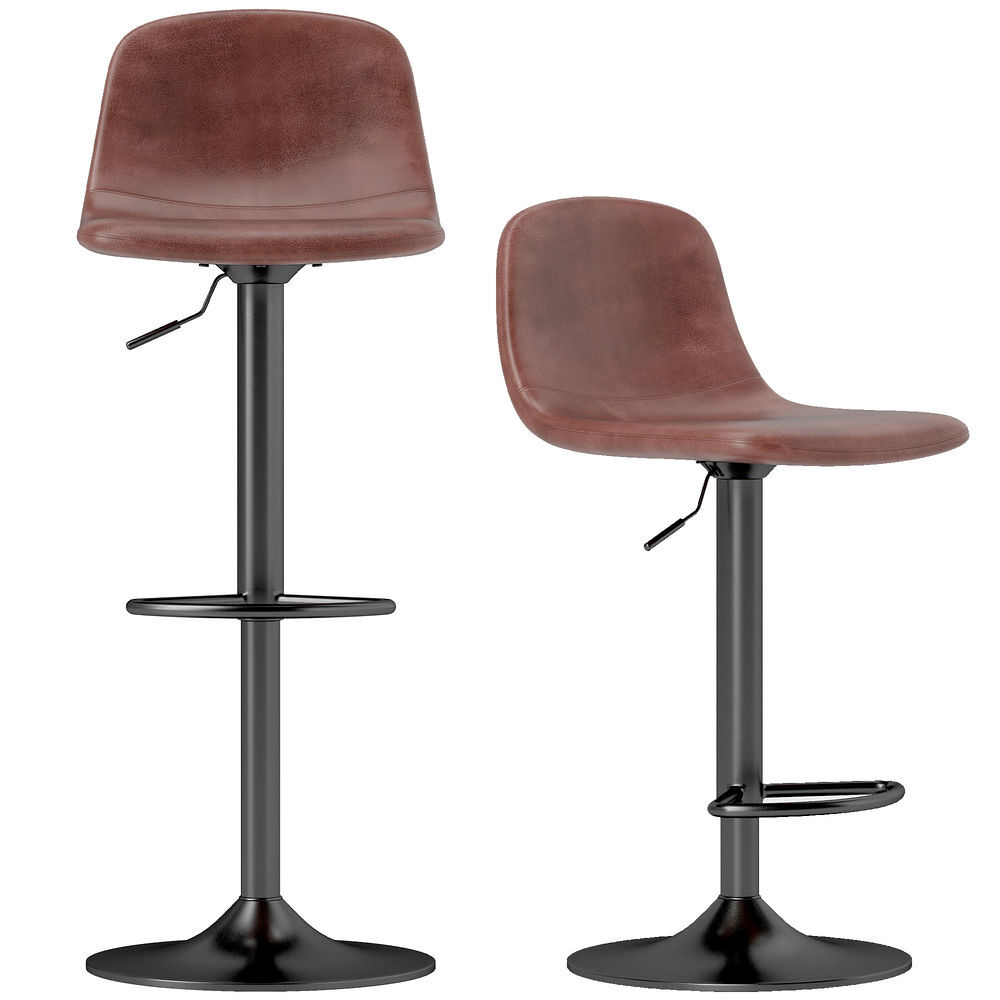 Homcom conjunto de 2 bancos de bar bancos altos de cozinha reguláveis em altura 84-104 cm com encosto e apoio para os pés estofadas em pu giratórias