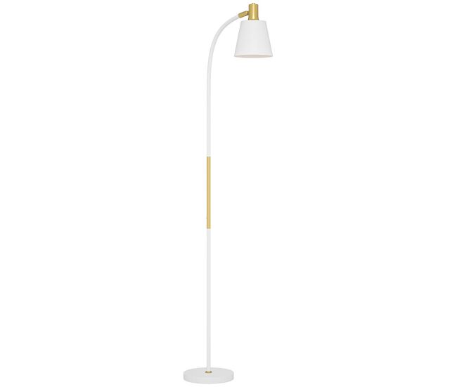 Homcom candeeiro de pé led candeeiro de pé para sala de estar com altura ajustável ecrã interruptor basculante para sala de estar escritório quarto