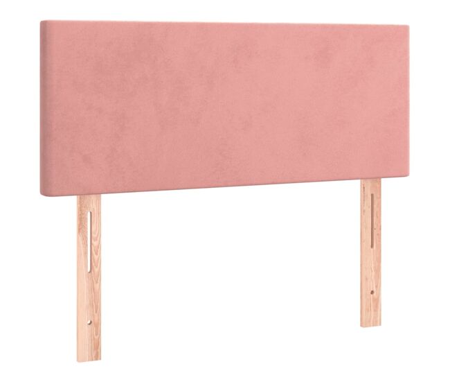 Vidaxl cabeceira de cama veludo 90x5x78/88 cm rosa