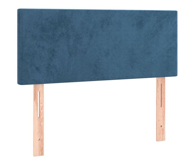Vidaxl cabeceira de cama veludo 90x5x78/88 cm azul-escuro