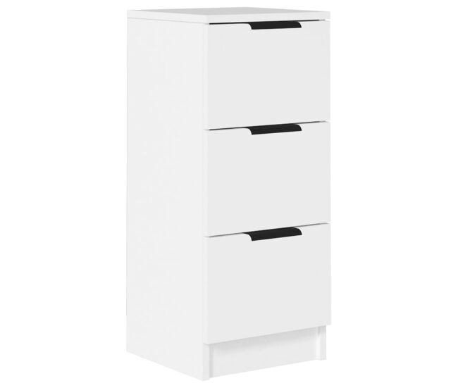 Vidaxl aparador 30x30x70 cm derivados de madeira branco