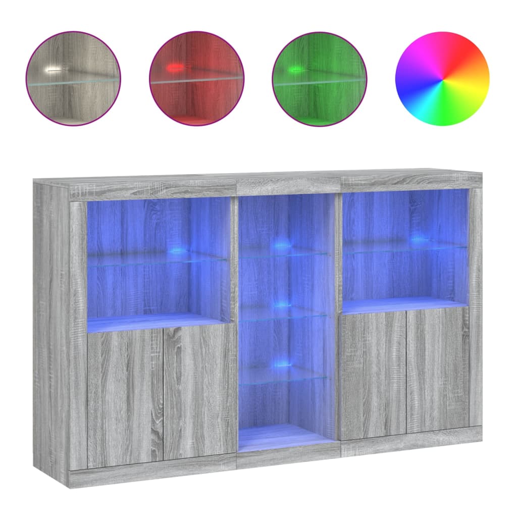 aparador 162 Carvalho Cinza