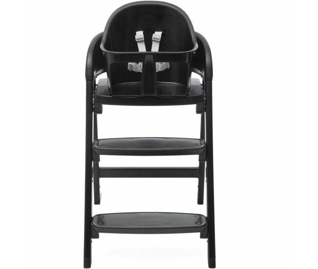 Cadeira alta chicco crescendo lite cairo coal noir acier inox