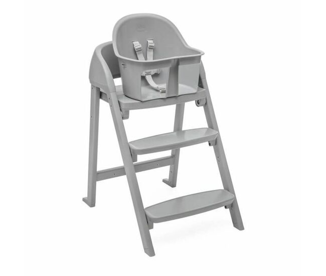 Cadeira alta chicco crescendo lite milan mist acier inox