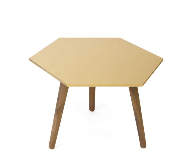 Mesa de apoio doré 35x50x50 cm