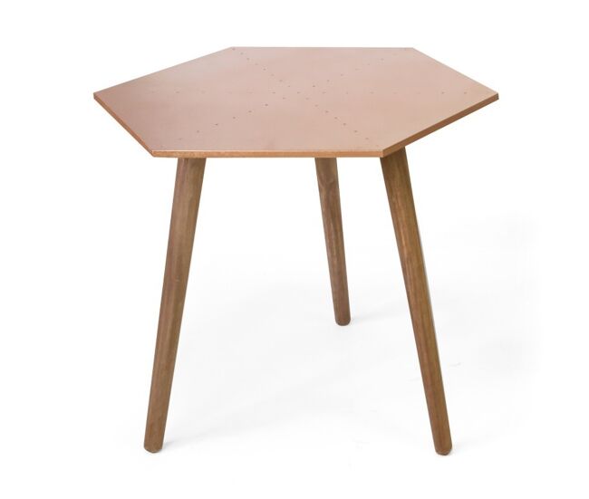 Mesa de apoio cobre 45x50x50 cm