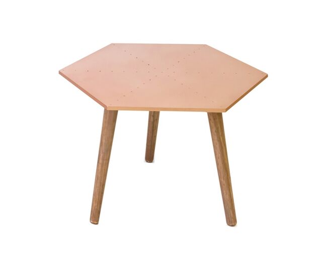 Mesa de apoio cobre 35x50x50 cm