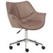 Beliani Silla de oficina NEWDALE Beliani Silla de oficina NEWDALE Castanho Claro