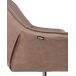 Beliani Silla de oficina NEWDALE Beliani Silla de oficina NEWDALE Castanho Claro