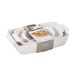 Conjunto de 3 peças de assadeiras de cerâmica Well Home Conjunto de 3 peças de assadeiras de cerâmica Well Home Transparente