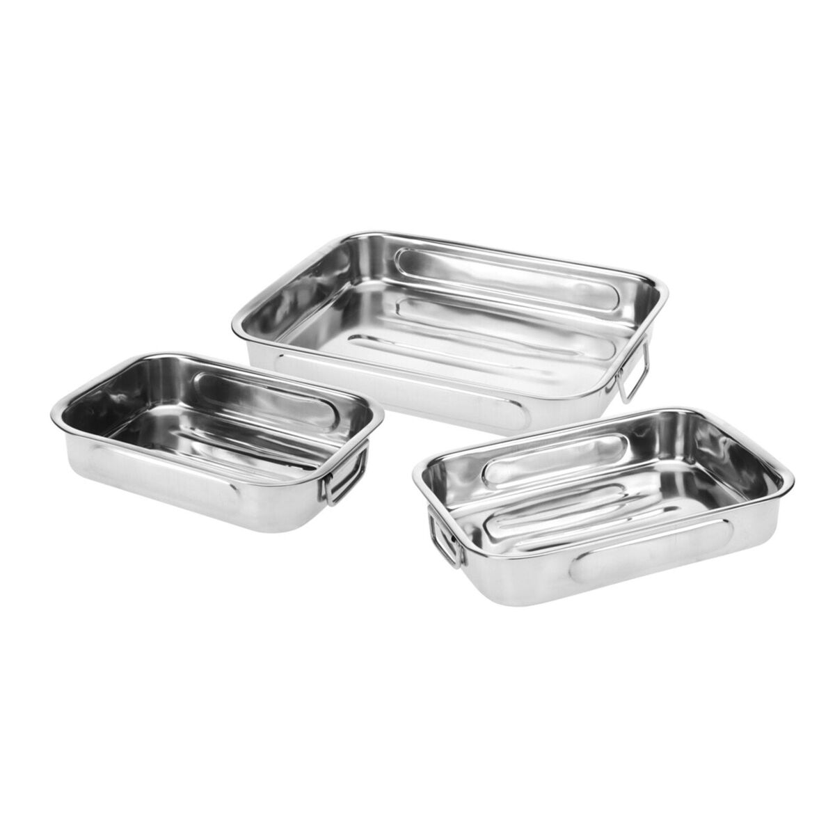 Conjunto de 3 assadeiras com alças Well Home