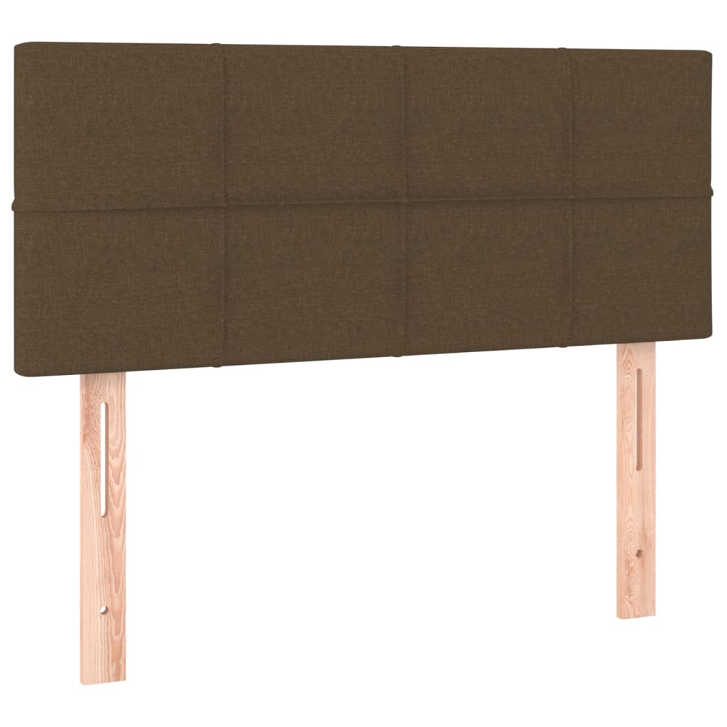Vidaxl cabeceira de cama tecido 80x5x78/88 cm castanho