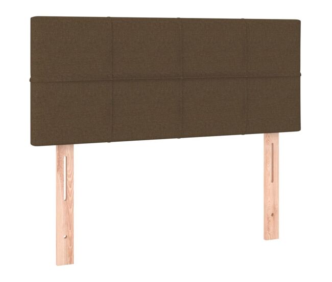 Vidaxl cabeceira de cama tecido 80x5x78/88 cm castanho