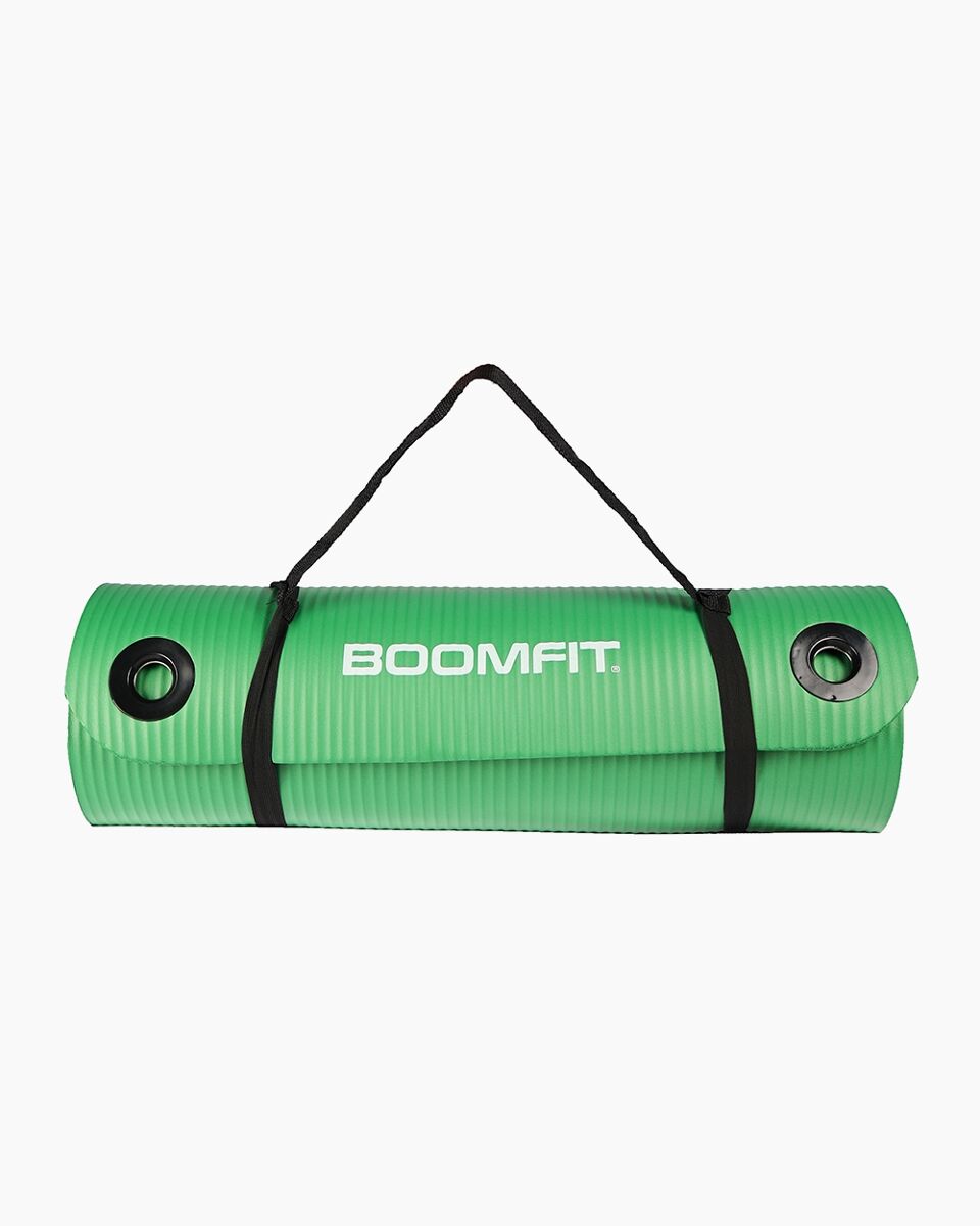 Tapete de Pilates NBR 1,5cm Verde - BOOMFIT