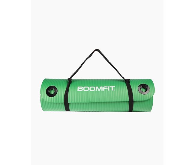 Tapete de pilates nbr 1,5cm verde - boomfit