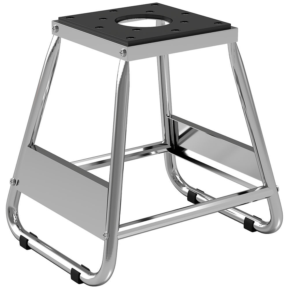 Suporte para Motocicleta Aço e Borracha HOMCOM