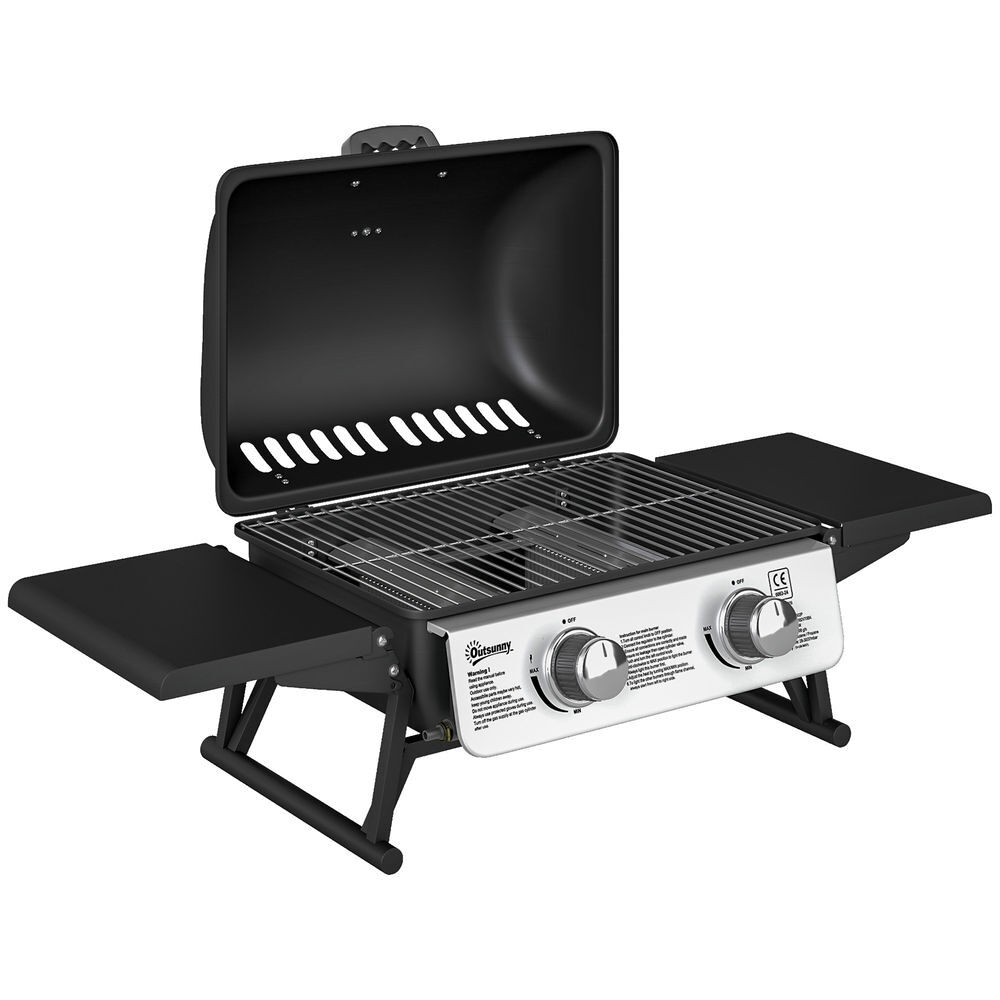 Barbecue a Gás Aço e ABS Outsunny