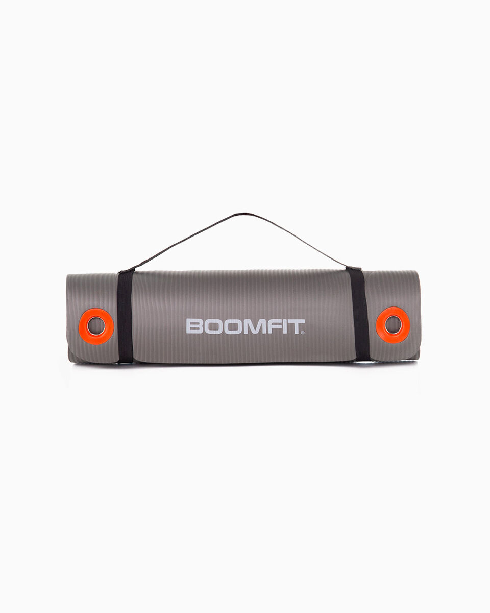 Tapete de Pilates NBR 1,5cm Cinzento - BOOMFIT