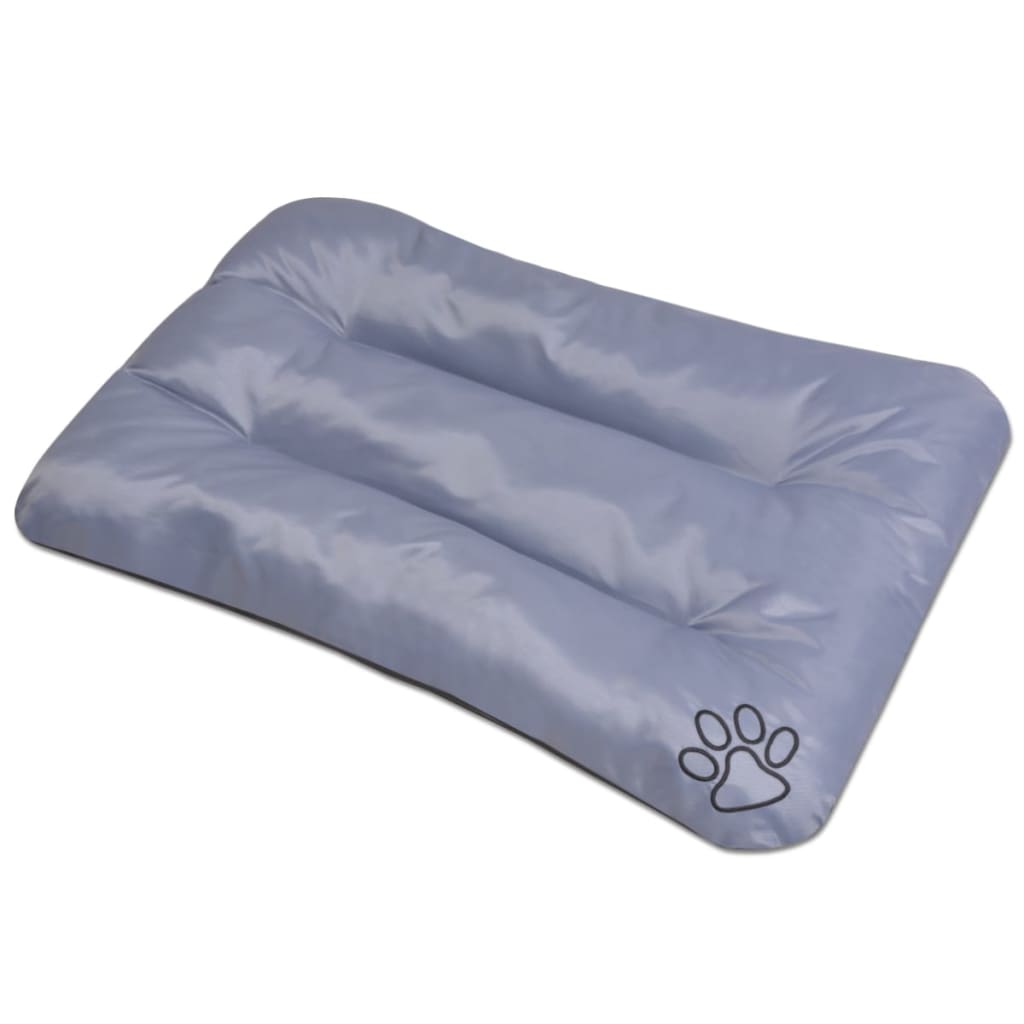 Vidaxl colchão para cães cinzento tamanho xl