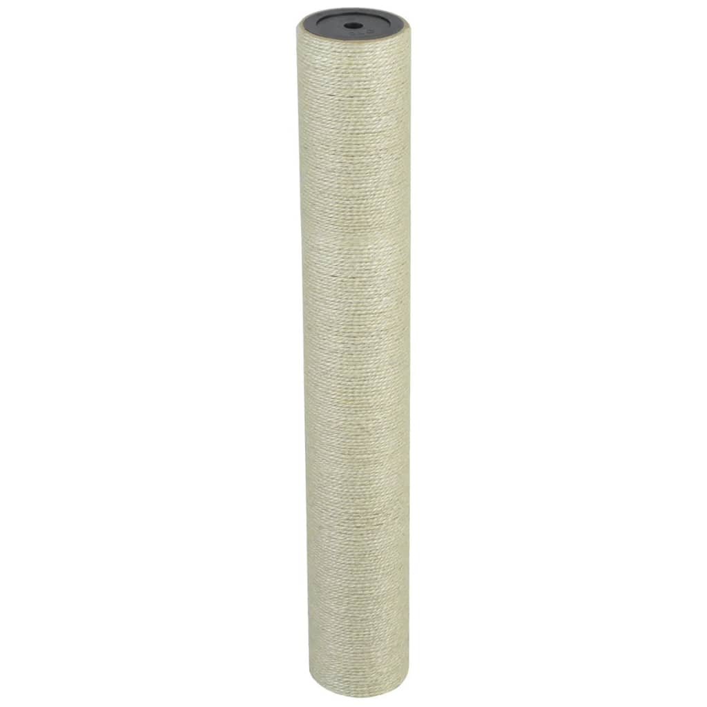 Vidaxl arranhador para gatos 8 x 55 cm 10 mm bege
