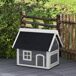 Casa para Gatos de Madeira Madeira de Abeto PawHut Casa para Gatos de Madeira Madeira de Abeto PawHut Cinza