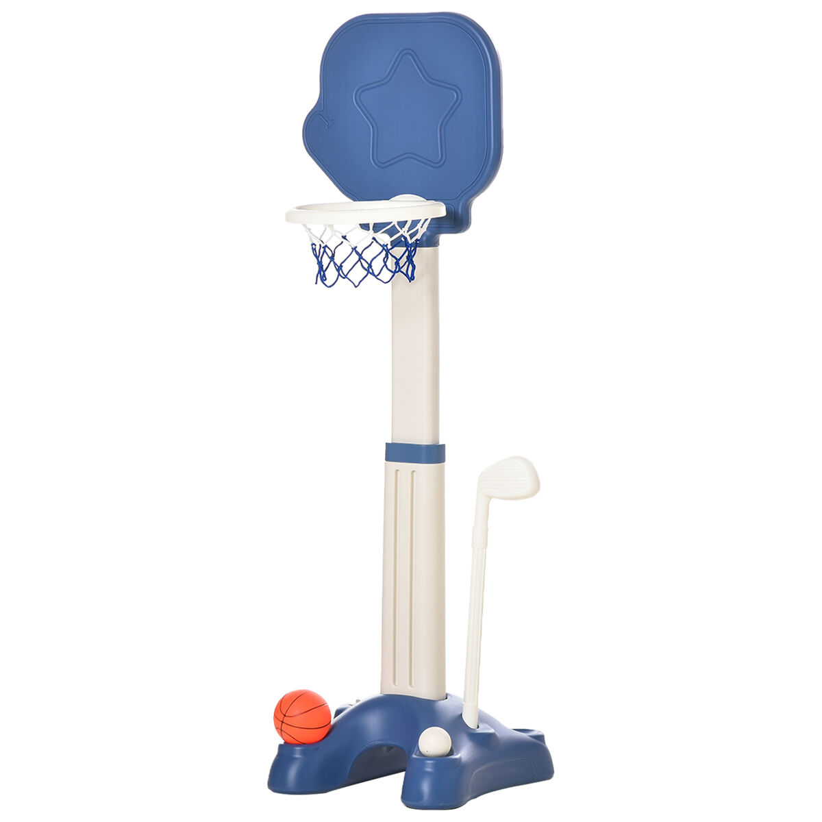 Tabela de Basquetebol 2 em 1 PE HOMCOM