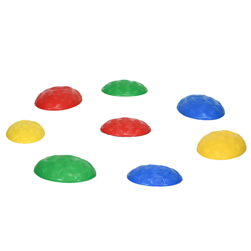 Zonekiz pedras de equilíbrio para crianças de 3 a 8 anos conjunto de 8 pedras de equilíbrio empilháveis com base antiderrapante para treino de
