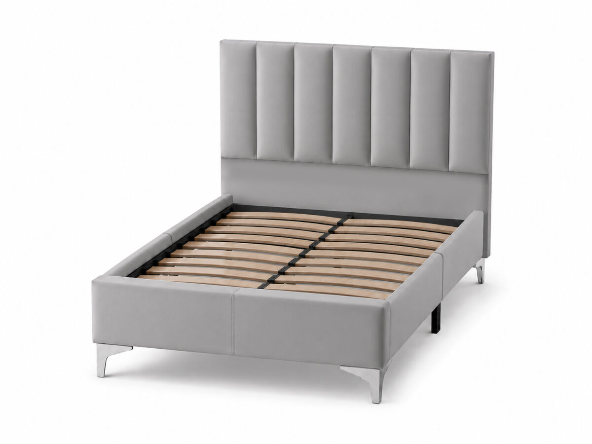 Cama de casal classic (cinza)(190×140 cm)