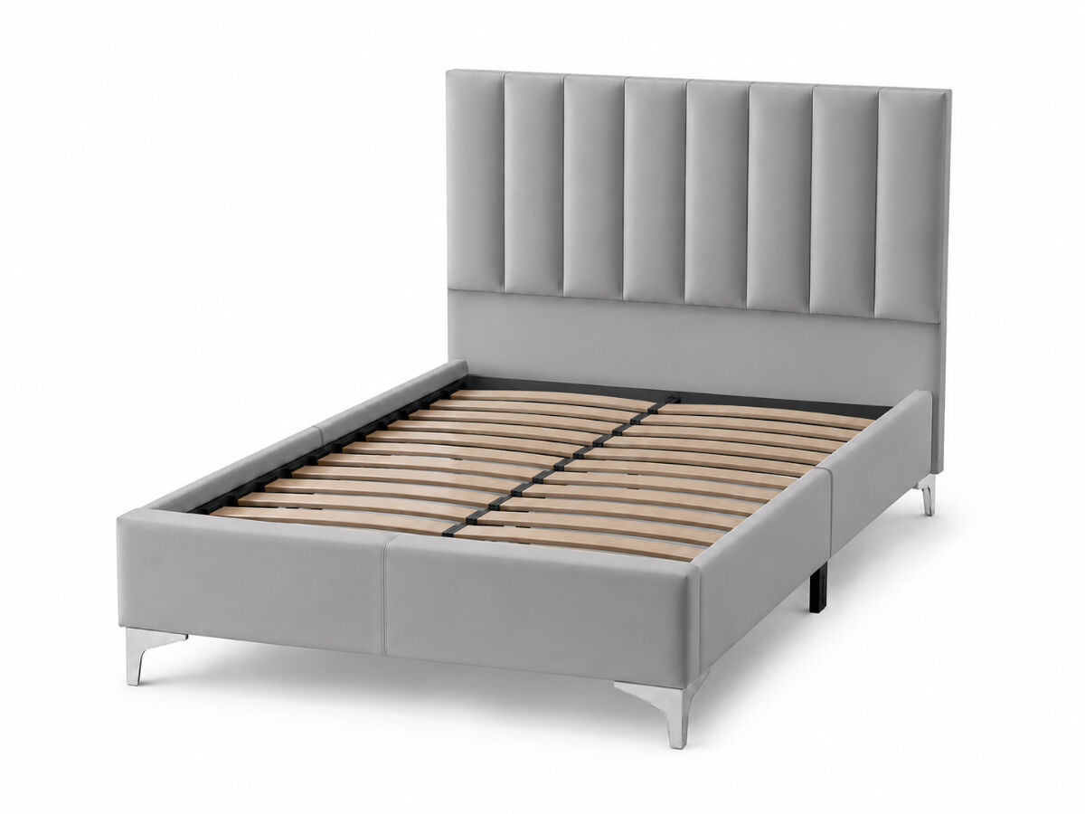 Cama de casal classic (cinza)(200×160 cm)