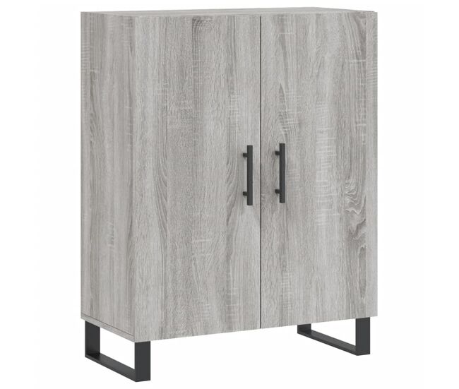Vidaxl aparador 69,5x34x90 cm derivados de madeira cinzento sonoma
