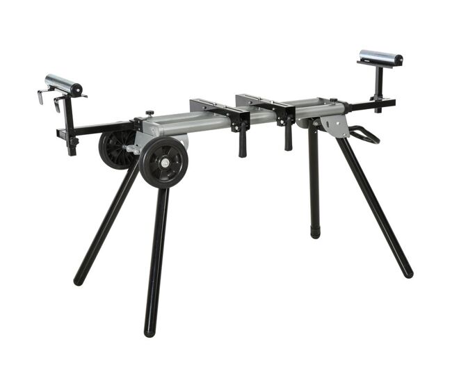 Durhand suporte universal para serra de esquadria dobrável com distância de trabalho ajustável, fácil de transportar e armazenar 123,5-245x73x96
