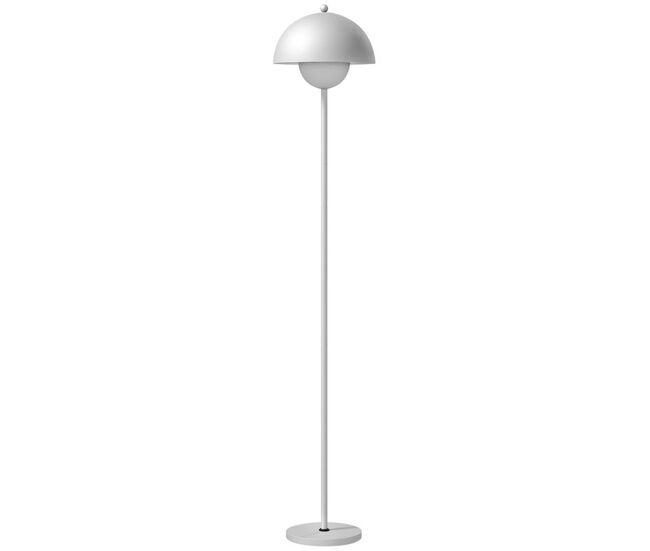 Homcom candeeiro de pé moderno 155 cm candeeiro de pé para sala com ecrã em forma de taça refletora de luz interruptor de pé suporte e27 sem lâmpada