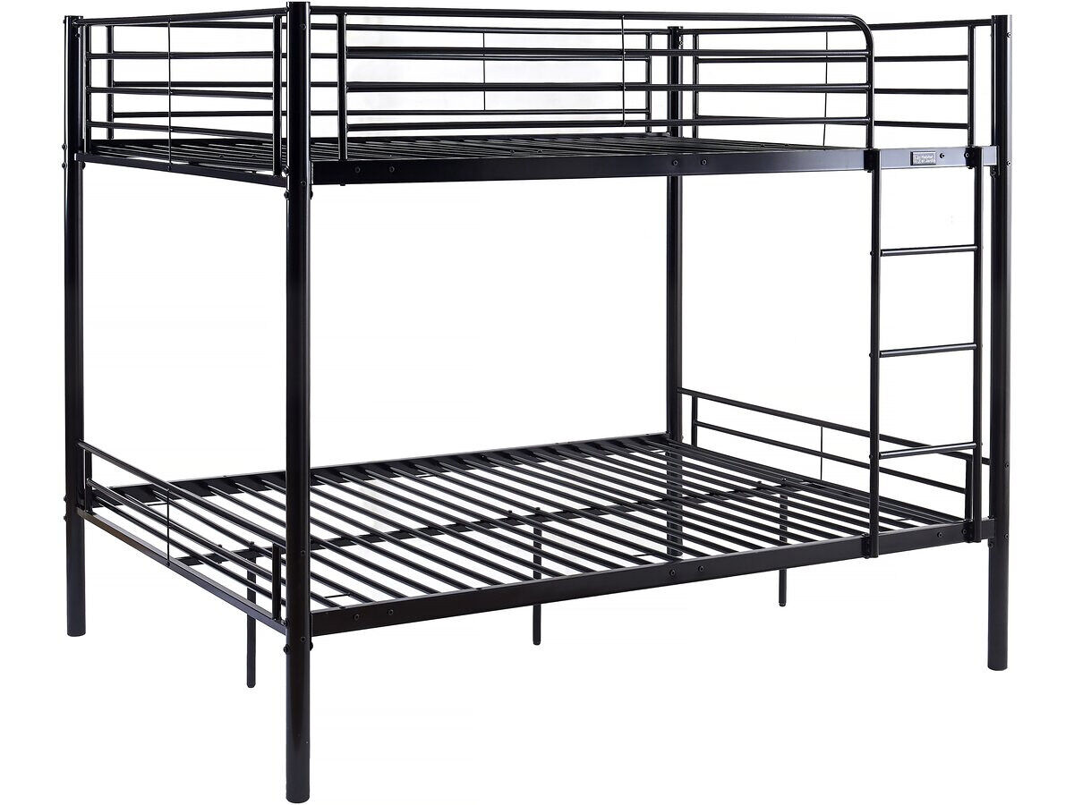 Beliche duplo "adam" - box spring incluído - 140 x 190 cm - noir