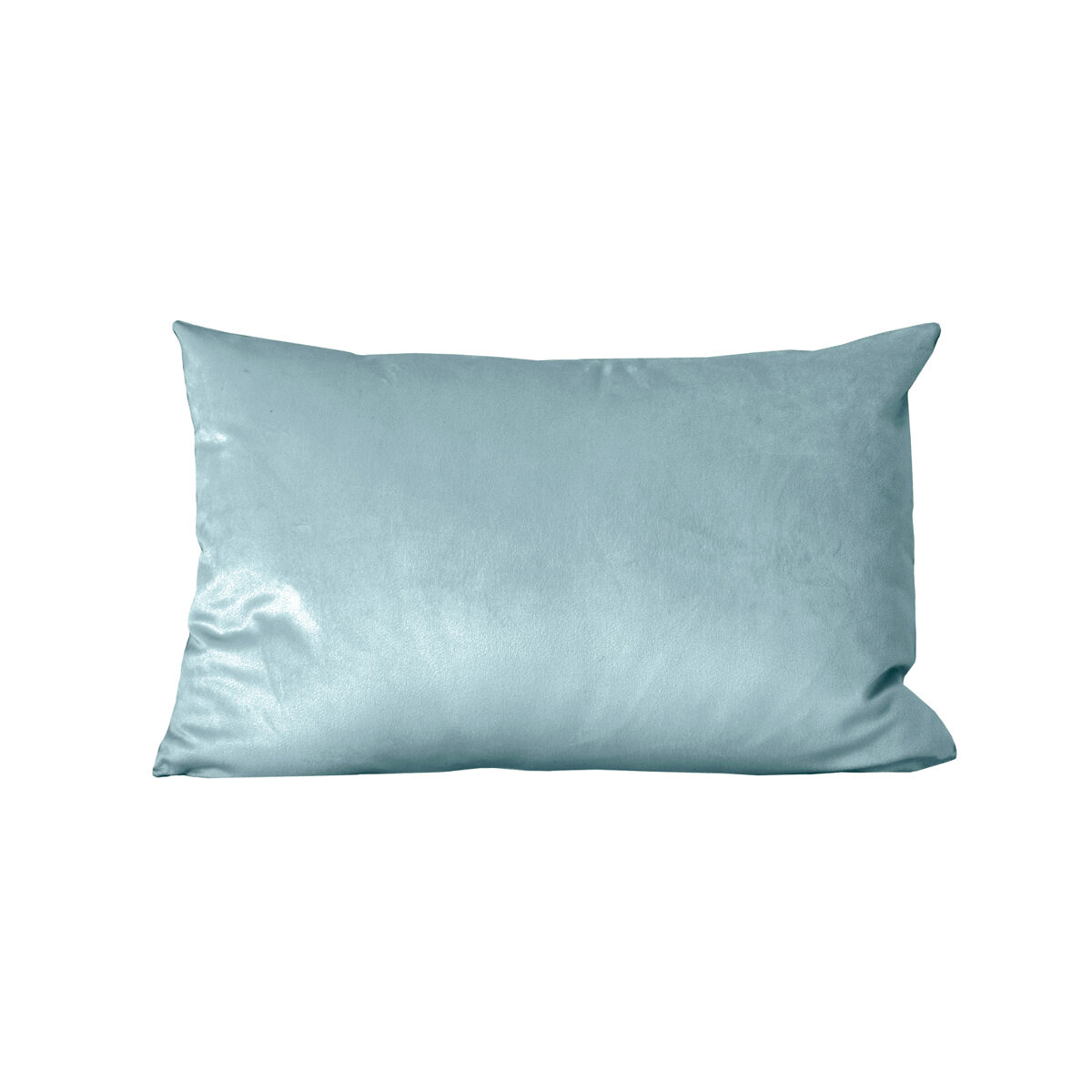 Almofada retangular veludo azul glaciar 50x30 cm - nauru