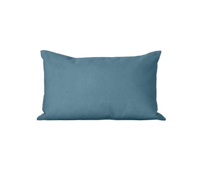 Almofada retangular 30x50cm azul bombazina dune