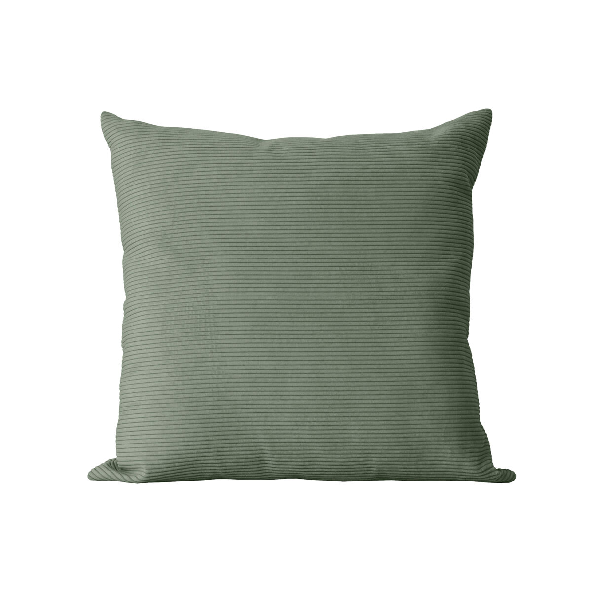 Almofada quadrada de veludo verde 45x45 cm - dune