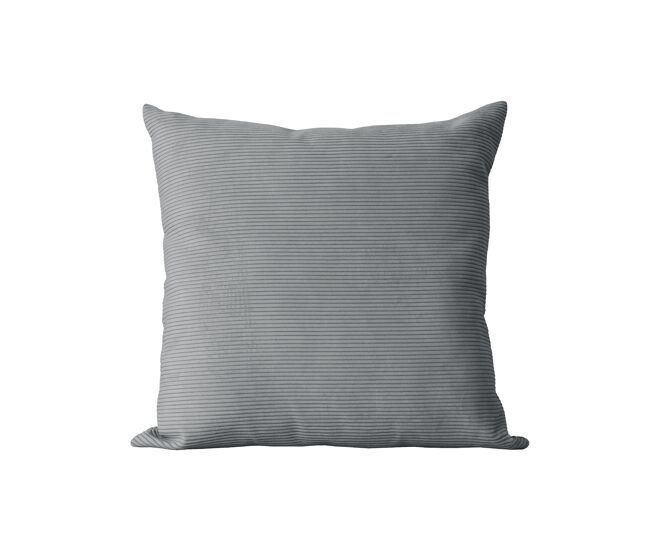 Almofada quadrada veludo cinza 45x45 cm - dune