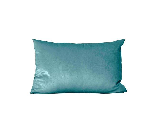 Almofada retangular de veludo verde 50x30 cm - nauru