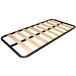 Base de cama de tubo de aço com reforço central e pernas Base de cama de tubo de aço com reforço central e pernas Preto